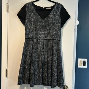 Tweed skater style mini dress